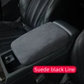 Suede black thread