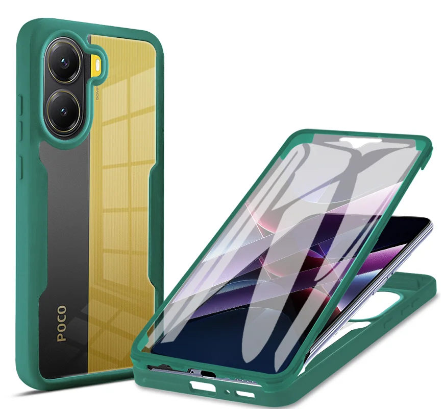 Enhanced Full Body 360° Clear Back Protection Case