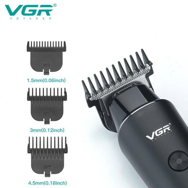 VGR Hair Cutting Machine Professional Hair Clipper Barber Cordless Electric Hair Trimmer Men USB Rechargeable LED Display V-937 5