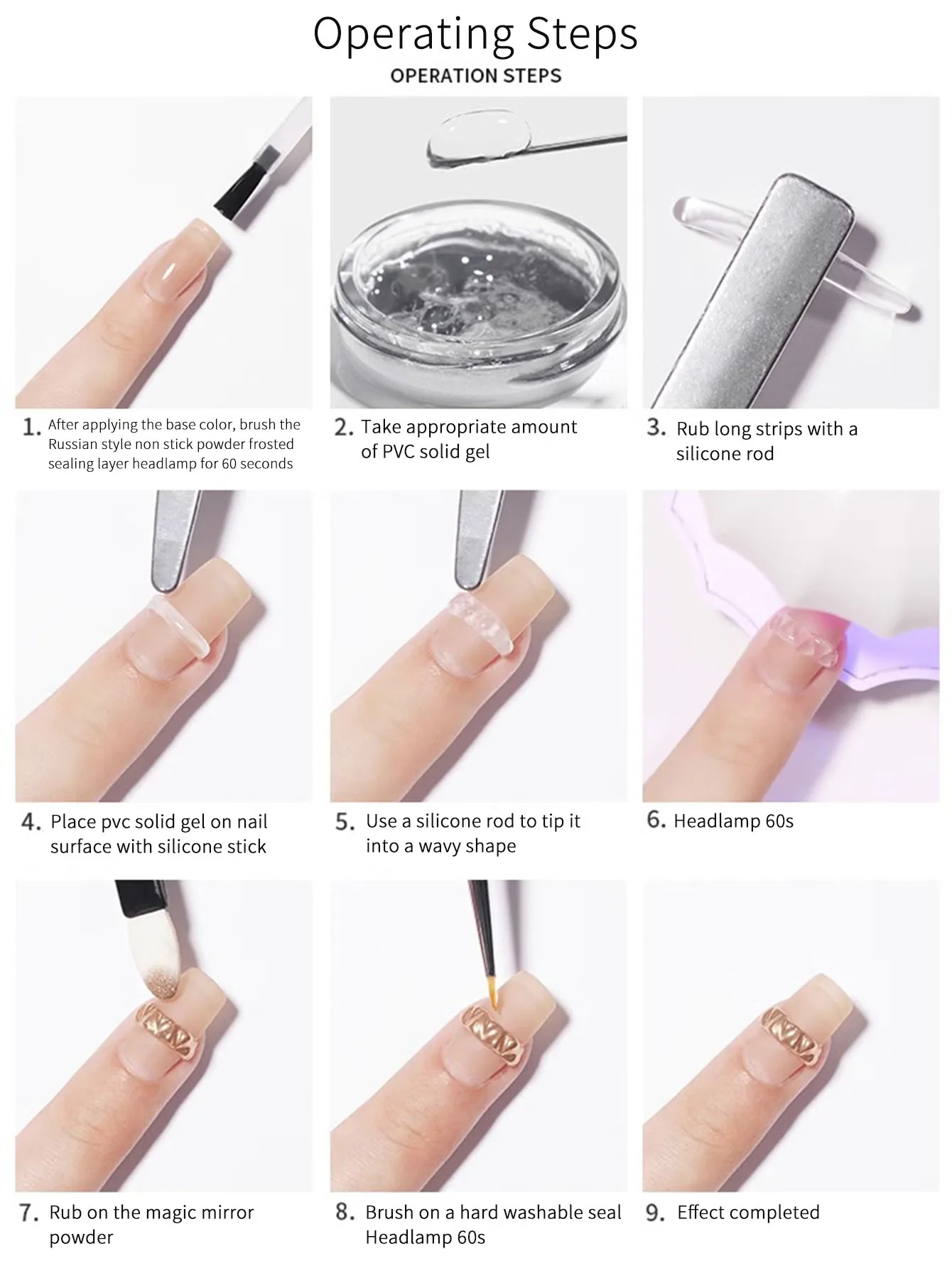 20g Clear Non Stick Hand Extension Gel Nail Polish for 3D Shaping Nail Art Solid Milky Jelly Hard Gel for Fake Nail - 5