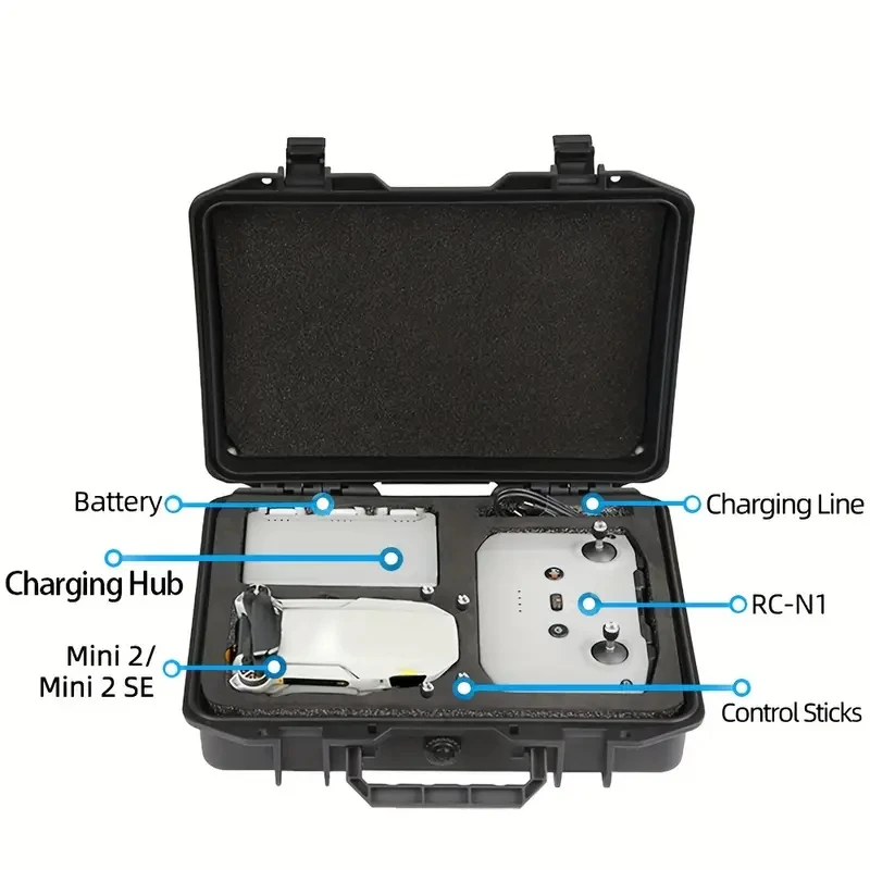 DJI Drone Storage Case Explosion-proof Suitcase Protective Cover Handbag Accessories For DJI Mini 2/ Mini 2 SE