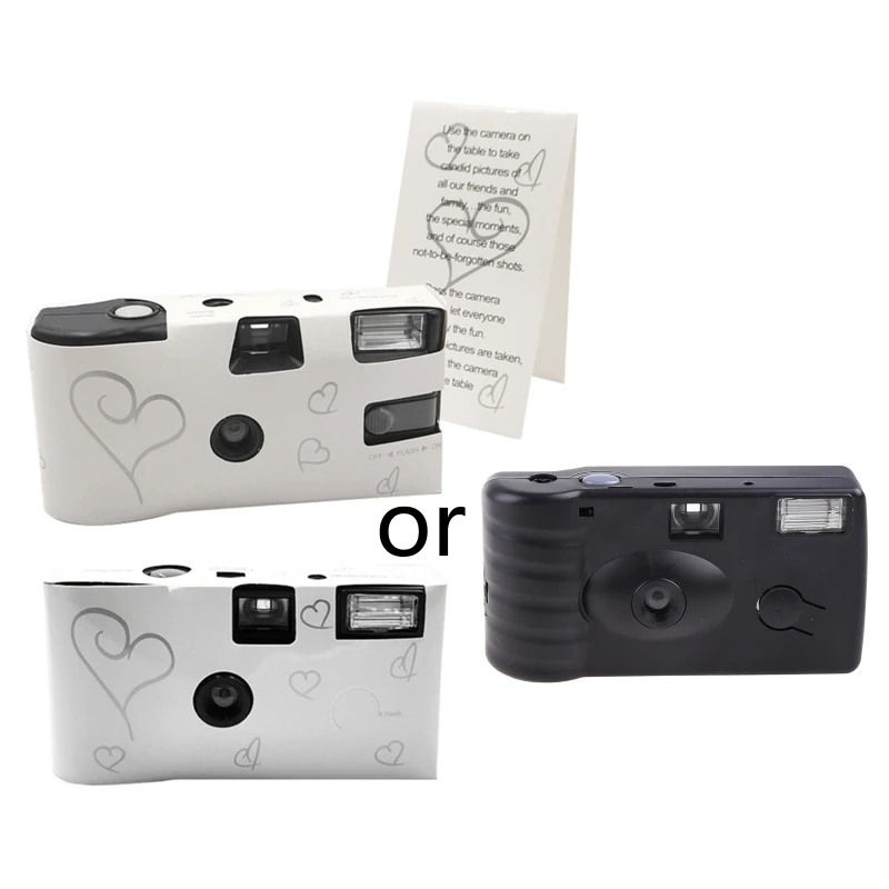 36 Photos Power Flash HD Single Use One Time Disposable Film Camera Party Gift AUG-10D