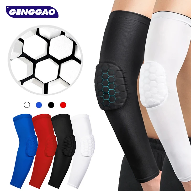 

1Pcs Basketball Elbow Pad Honeycomb Foam Elbow Protector Sleeve Elastic Arm Warmer For Men Women Volleyball Elbow Brace Support