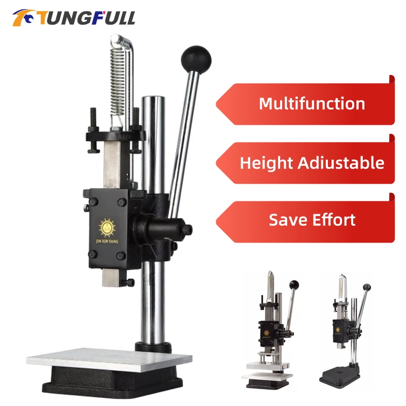 Hand Held Drill Press Precision Table Drilling Machine Chuck Bench Press Drill Metal Wooden DIY Crafts Tool Benchtop Drill Press