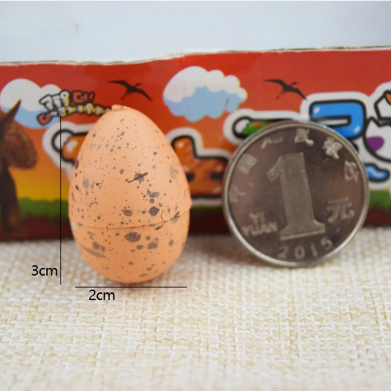 Dinosaur Eggs Toys 60pcs with retail box Magic Water Hatching Inflation Growing Dinosaur Eggs Toy For Children Educational Novelty Gag Toys GYH