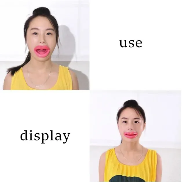 Massage Face-lift Tool Make Up Silicone Rubber Maquiagem Lips Care Slimmer Mouth Muscle Tightener Anti-aging Anti-wrinkle Beauty