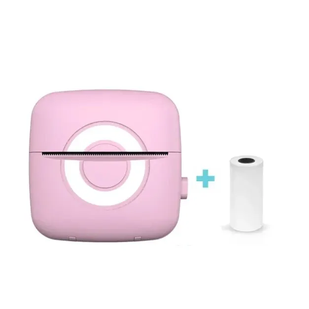 Fun Print C13 Portable Mini Printer Stickers Label Thermal Photo Labeller Printing Maker Self-adhesive Colors Transparent Papers