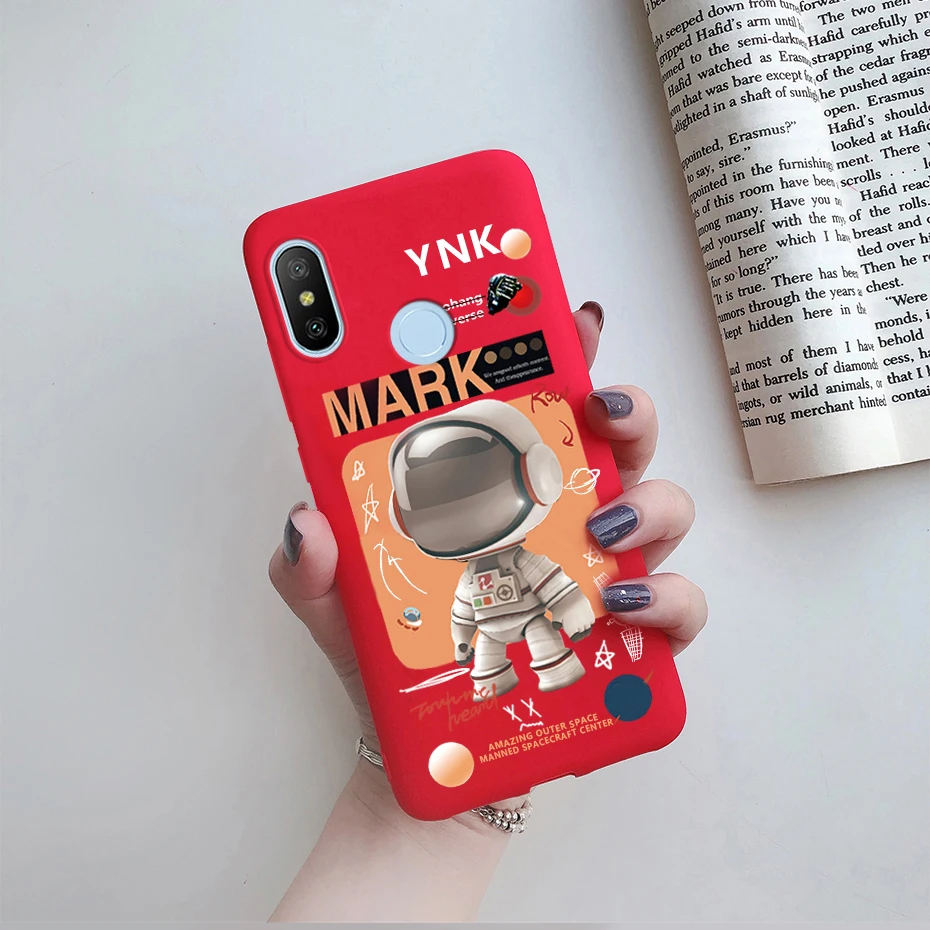 Black Astronaut Marble Shockproof Silicone Phone Case