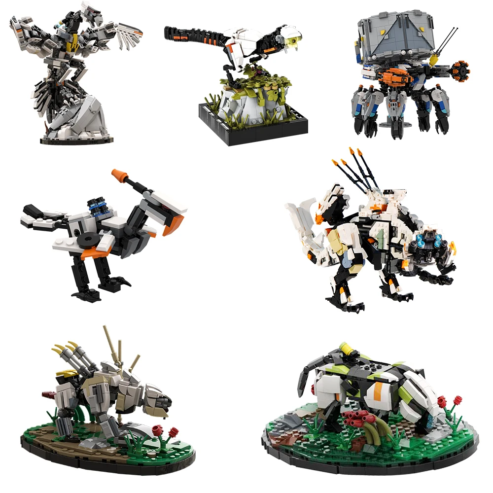 Gobricks-Moc-Horizon-Zero-Dawn-Shell-Walker-Stormbird-Sawtooth-Watcher ...
