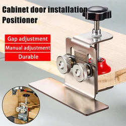 Adjustable Multi-Functional Woodworking Cabinet Door Installation Locator (1pc)