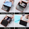 Packing Cubes, Mesh Design Packing Cubes for Suitcases Durable Travel Packing Cubes, 10 Pack 5