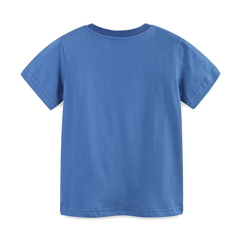 Children's Clothing 2025 Fashion New Summer Tops T-shirts Cartoon Excavator Infant Baby Boys Kids Clothes