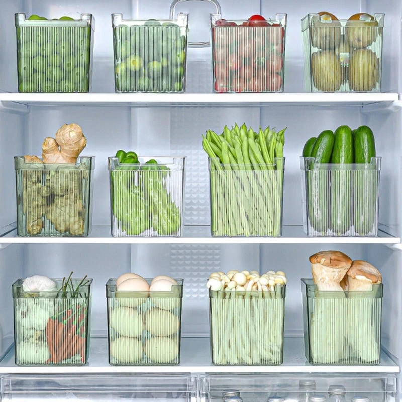 Dropship Storage Box Fridge Organizer Fresh Vegetable Fruit Boxes