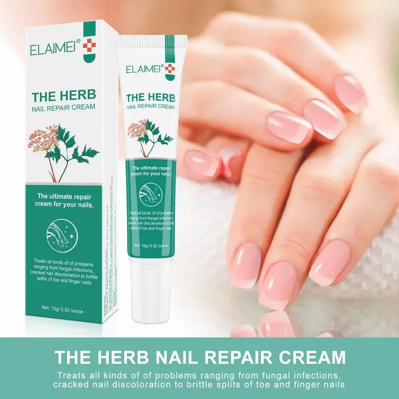 ELAIMEI Nail Care Gel Nail Repair Cream Onychomycosis Nutrition Cream