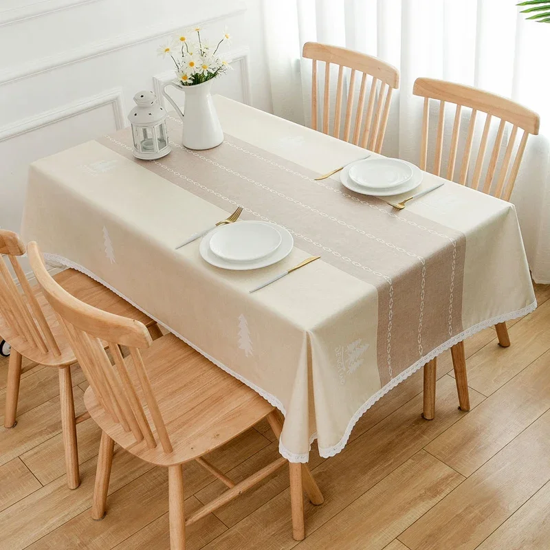 

Высококачественная Роскошная вышивальная скатерть, кружевная вышивка с полиуретановым покрытием, водонепроницаемая маслонепроницаемая скатерть для гостиницы, столовой, скатерть для стола