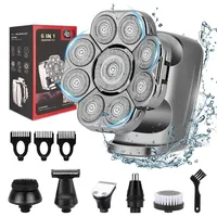 9D Electric Head Shaver for Bald Men, Upgraded 6-in-1 Head Shaver for Bald Men, Waterproof Wet/Dry Grooming Kit Shaver for Men 1