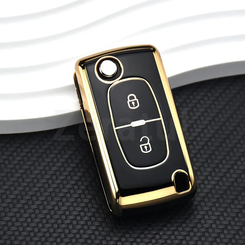 Advanced TPU Flip Remote Car Key Case Cover and Protector
