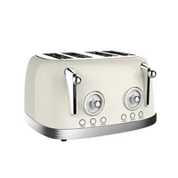 New style 4 slice manual toaster with control cancel button bread toaster 1