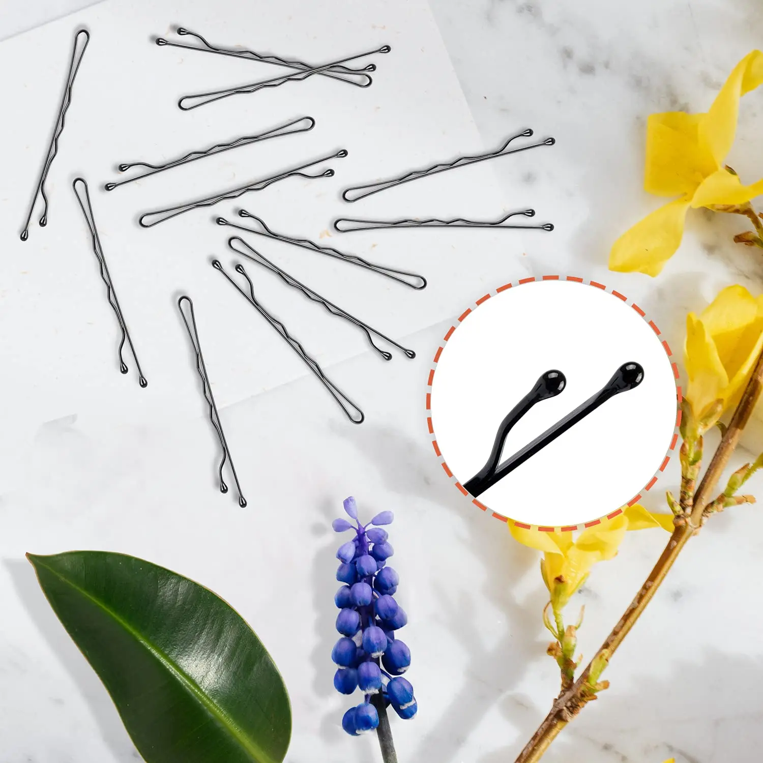 Hair Clips 50Pcs Large Bobby Pins 7CM for Women Girls Thick/Thin Hair Styling