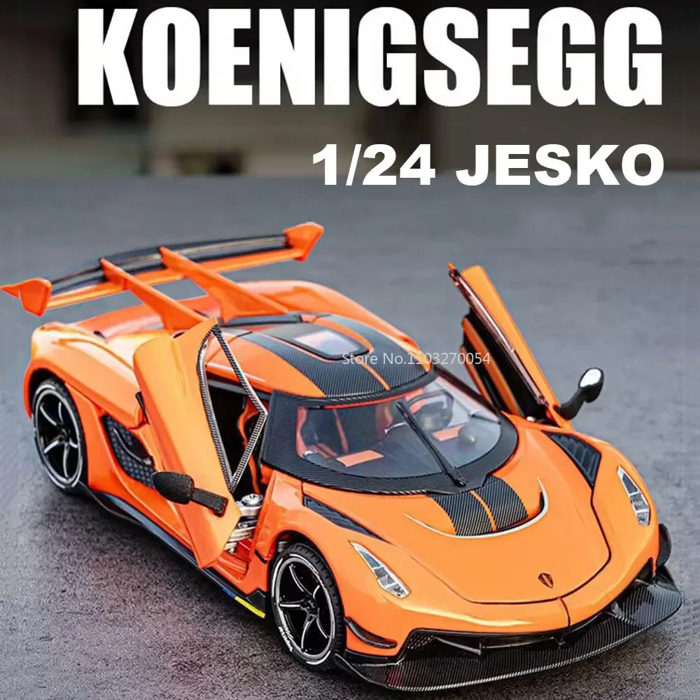 124KoenigseggAlloyDiecastCarModelToysSimulationMetal4Door