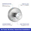 Suction Cup Hooks Waterproof Towel Coat Bath Robe Hook Holder Suitable for Bathroom Kitchen Glass Door Mirror Tile 3
