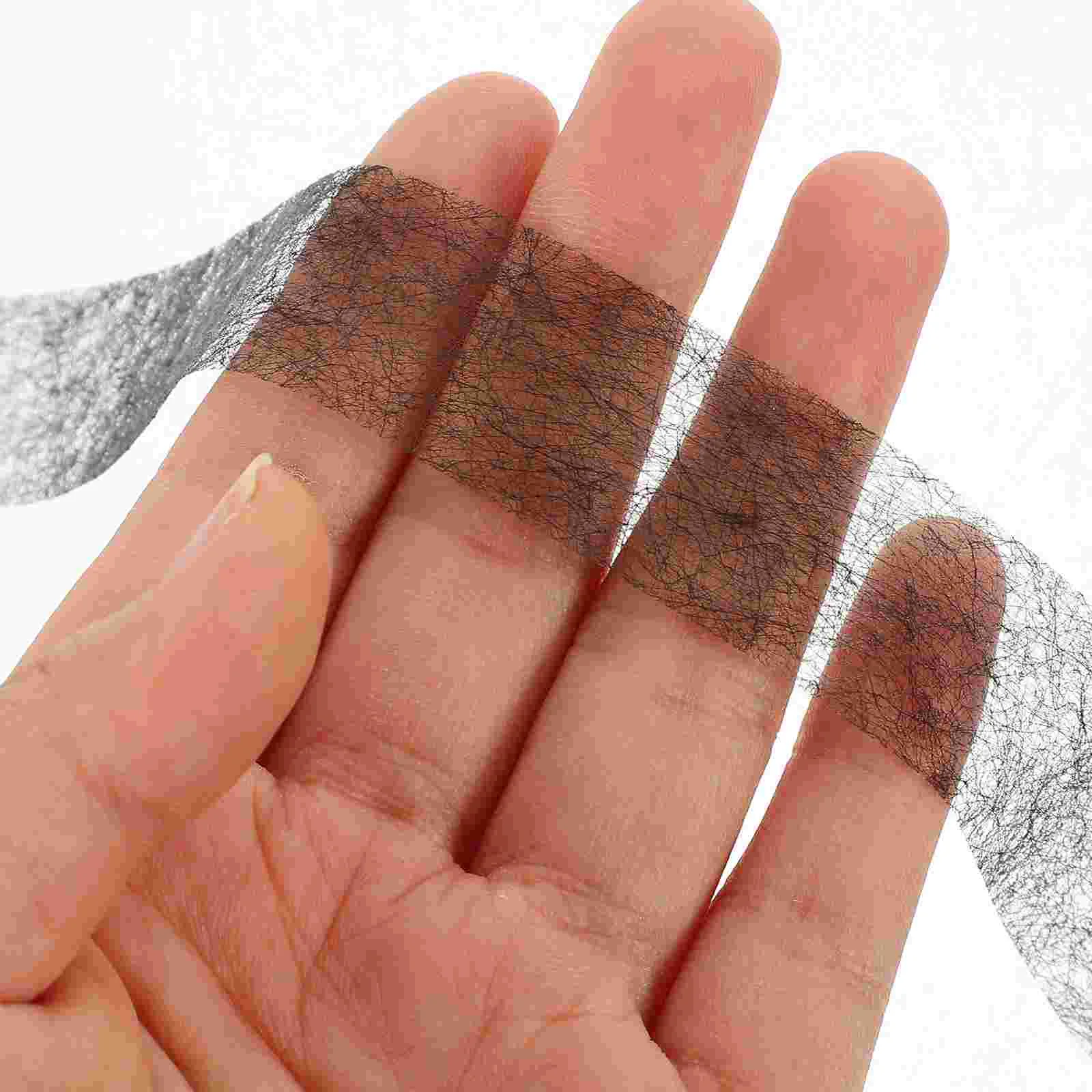 자수 다리미 의류용 부직포 원단, 의류 접착 인터라이닝 밑단 테이프, 봉제 없음, 2 롤