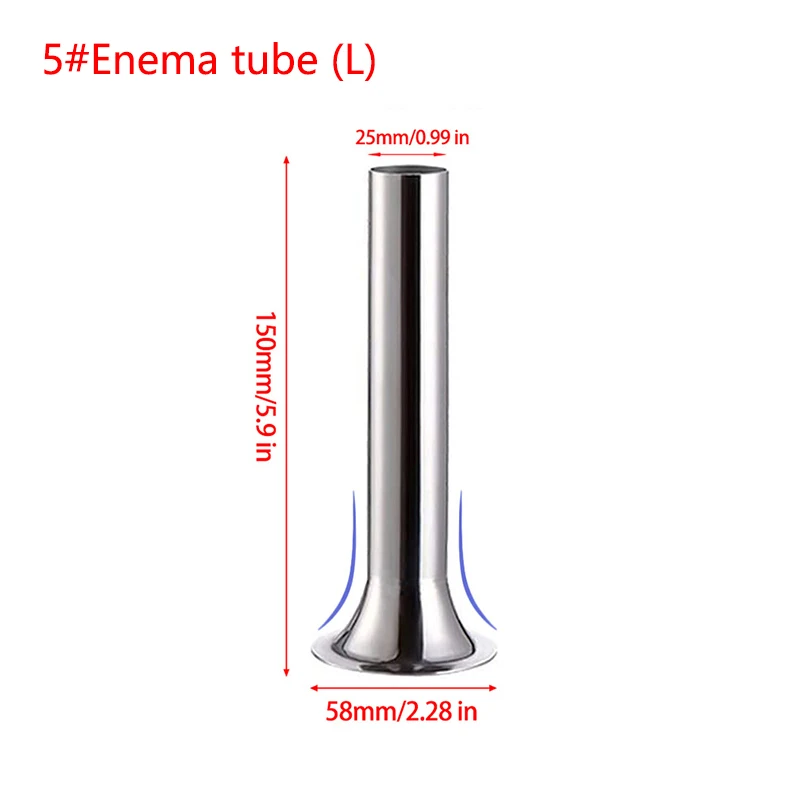 Description Picture 5 of item5.8/7.5cm Base Sausage Making Tools Sausage Maker Funnel Stuffer Tubes Meat Grinder Parts sausage Stuffing  Filler Filling Pipes