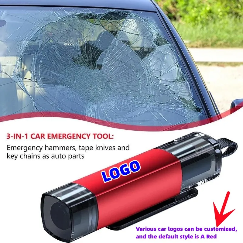 Car Window Breaker Portable Seatbelt Cutter Glass Breaking Tool Stick Life  Saving Safe Escape Rescue Tool Safety Hammer