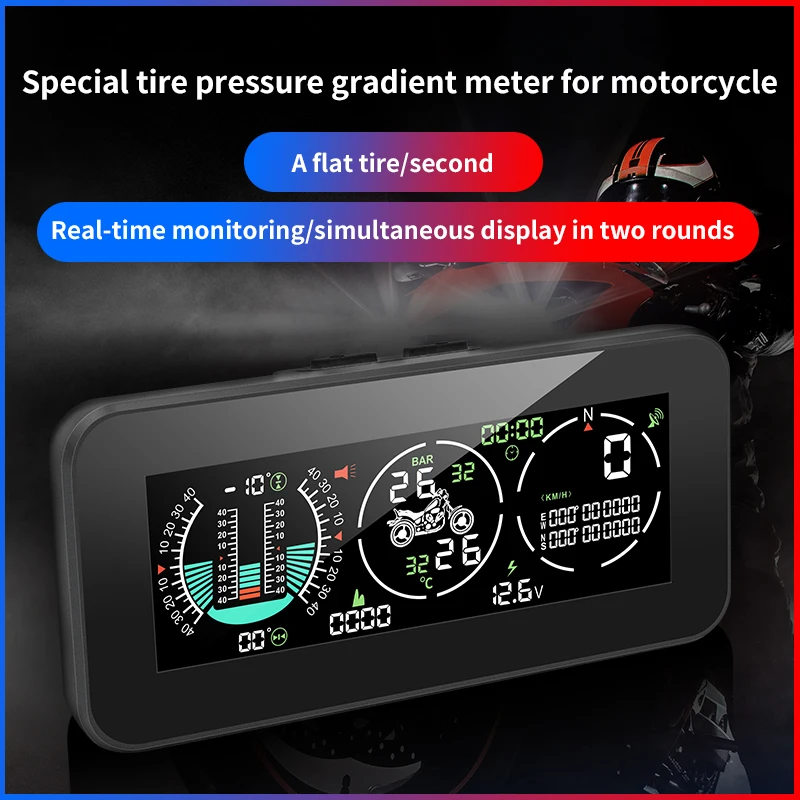 motorcycle meter speedometer with dual channel satellite GPS signals