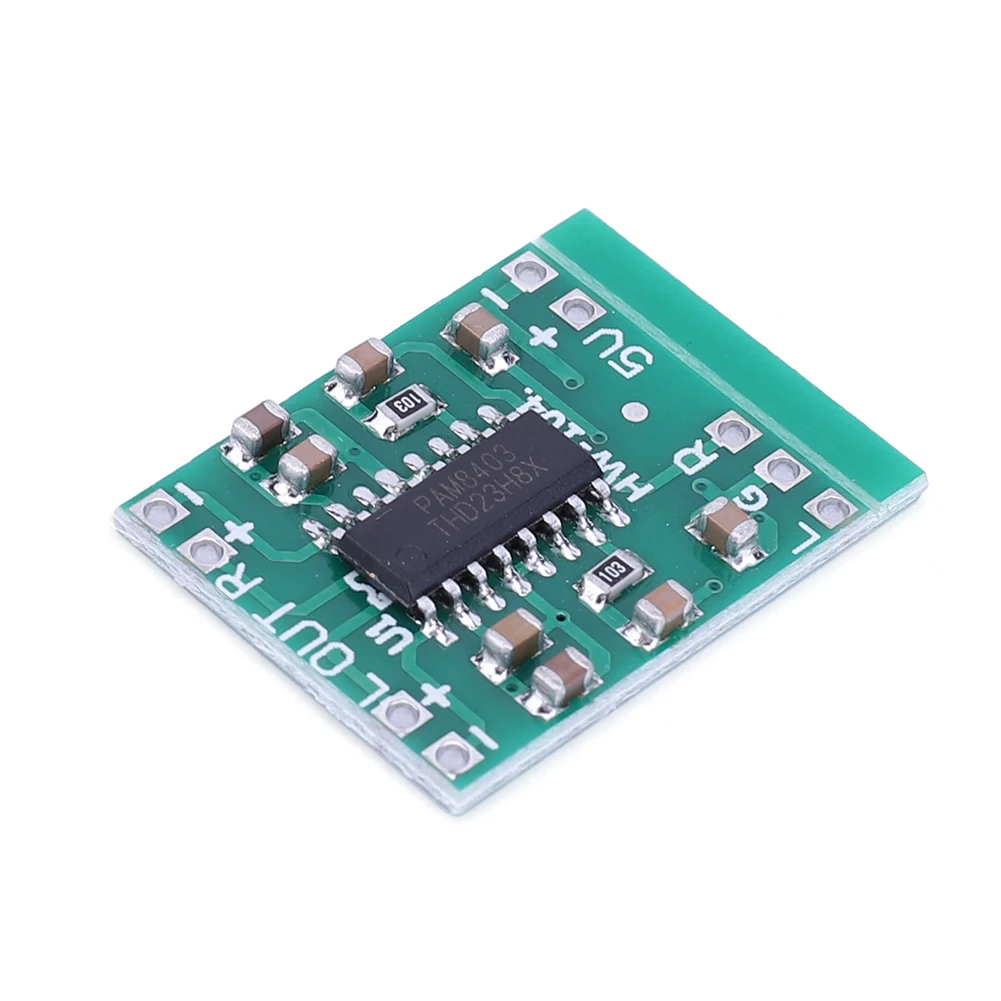 1-20PCS PAM8403 Audio Amplifier 2x3W DC2.5-5.5V Mini Digital Power Amplifier Board for Class D Stereo Amplifier Module 5V Power