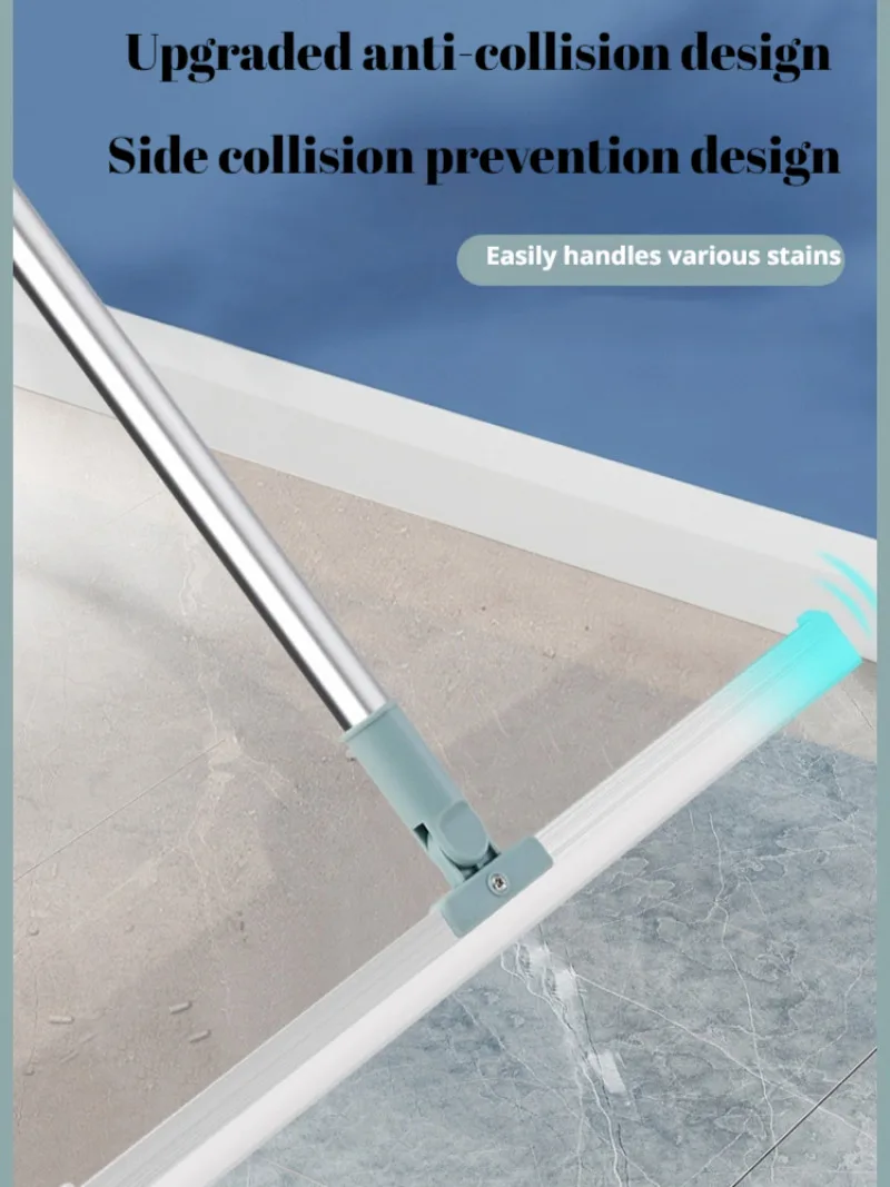 Silicone Cleaning Broom Dust-free Squeegee Wet and Dry Dual-use Floor Glass Scraper for Household Shower Rooms Bathroom Cleaning