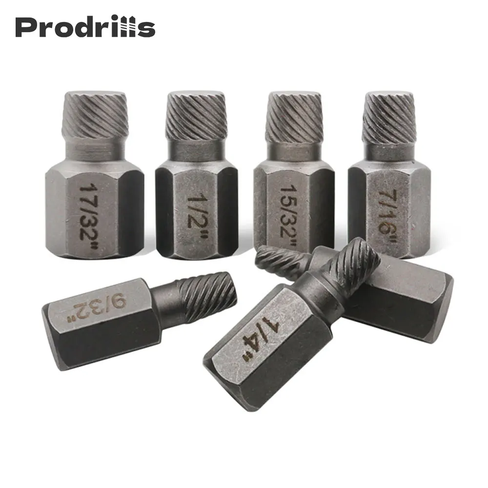 Upgrade Set Di Estrattori Per Viti 25Pcs 7/8 "Pollici Drive Easy Out Set Di Estrattori Per Bulloni Multi-Spline Per La Rimozione Di Borchie Rotte