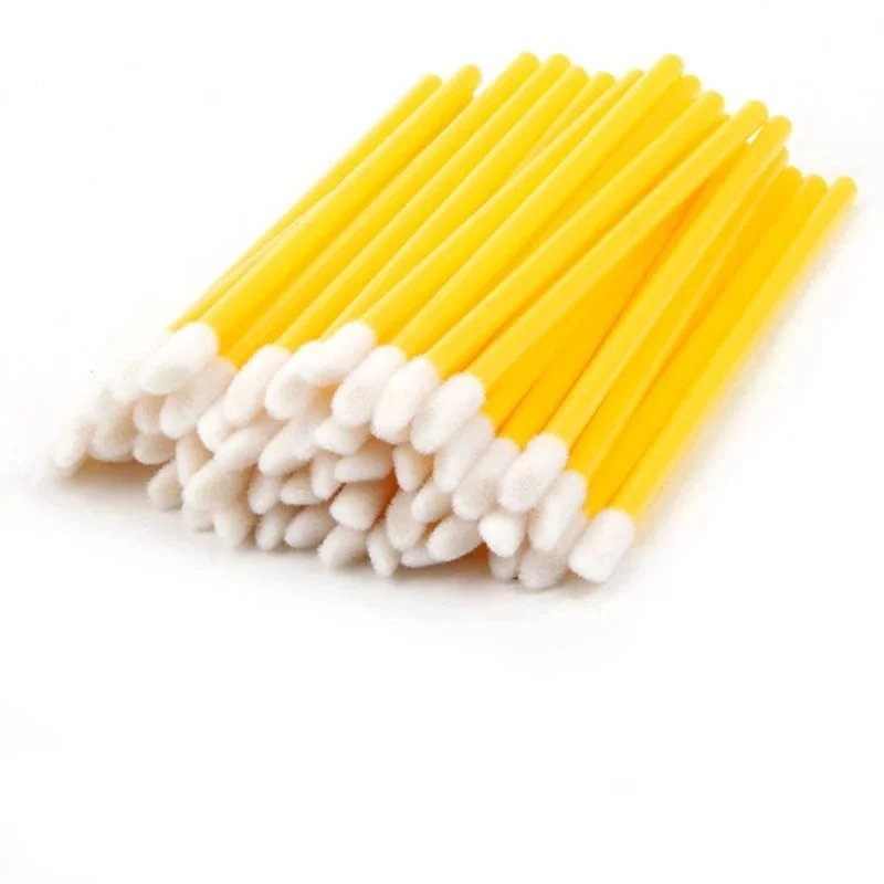 Diposable Lip Brush Makeup Mascara Wands Lipstick Micro Brushes Applicators Cleaner brushes makeup tools 50/5Pcs