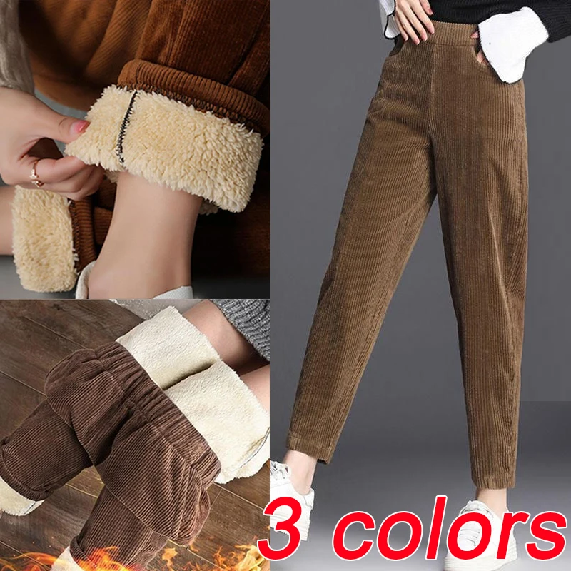 Women's Winter Warm Sports Slim Fit Pants with Plush Lining Elastic Jogging Pants Women's Sports Pants Casual Pants women s winter warm sports slim fit pants with plush lining elastic jogging pants women s sports pants casual pants