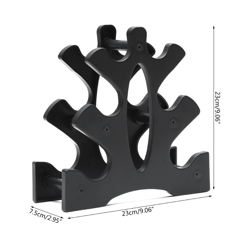 Dumbbell Rack Fitness Equipment Storage Rack Small Dumbbell Rack Stand Compact Weight Holder Homes Gym Organization
