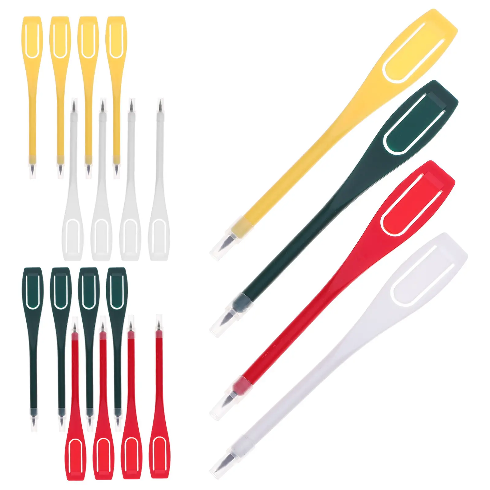 20Pcs 골프 리드 마커 펜 혼합 색상 채점 연필 클립 휴대용 점수 기록 마킹 펜 마커 펜 연필