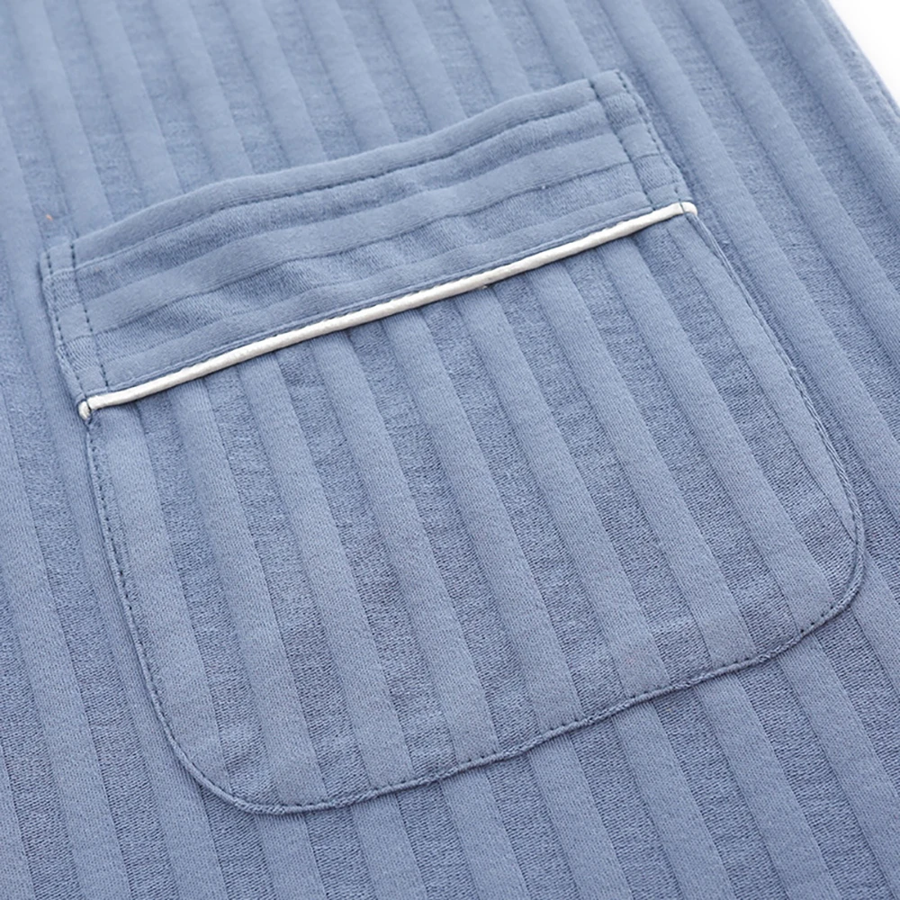 5XL Big Size Pajamas Men's Sets 3pcs Casual Modal Striped Short Sleeve Sleepwear+Summer Elastic Shorts+Long Pajama Man Pants