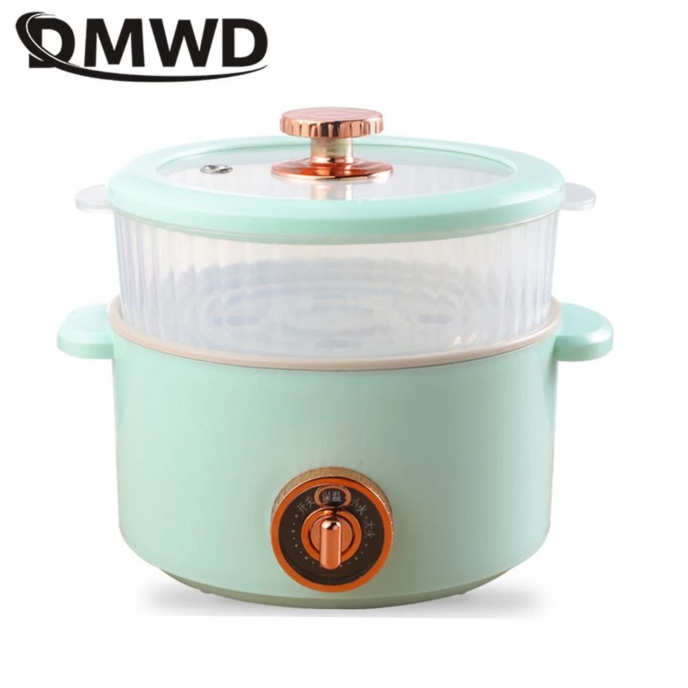 

DMWD 800W Household Cooking Machine Electric Multicooker 2.5L Hot Pot Food Steamer Noodles Maker Non-stick Frying Pan Soup Pot