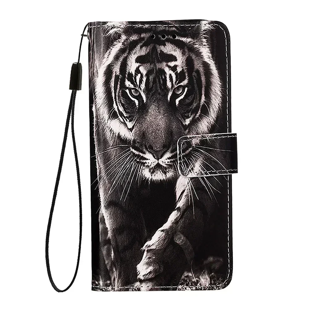 Colorful PU Leather Flip Wallet Phone Case with Card Holder