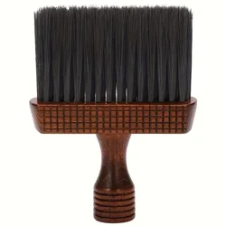 Premium Wooden Hair Cleaning Brush - Salon Quality Hairdressing Tool with Natural Handle (Brown)