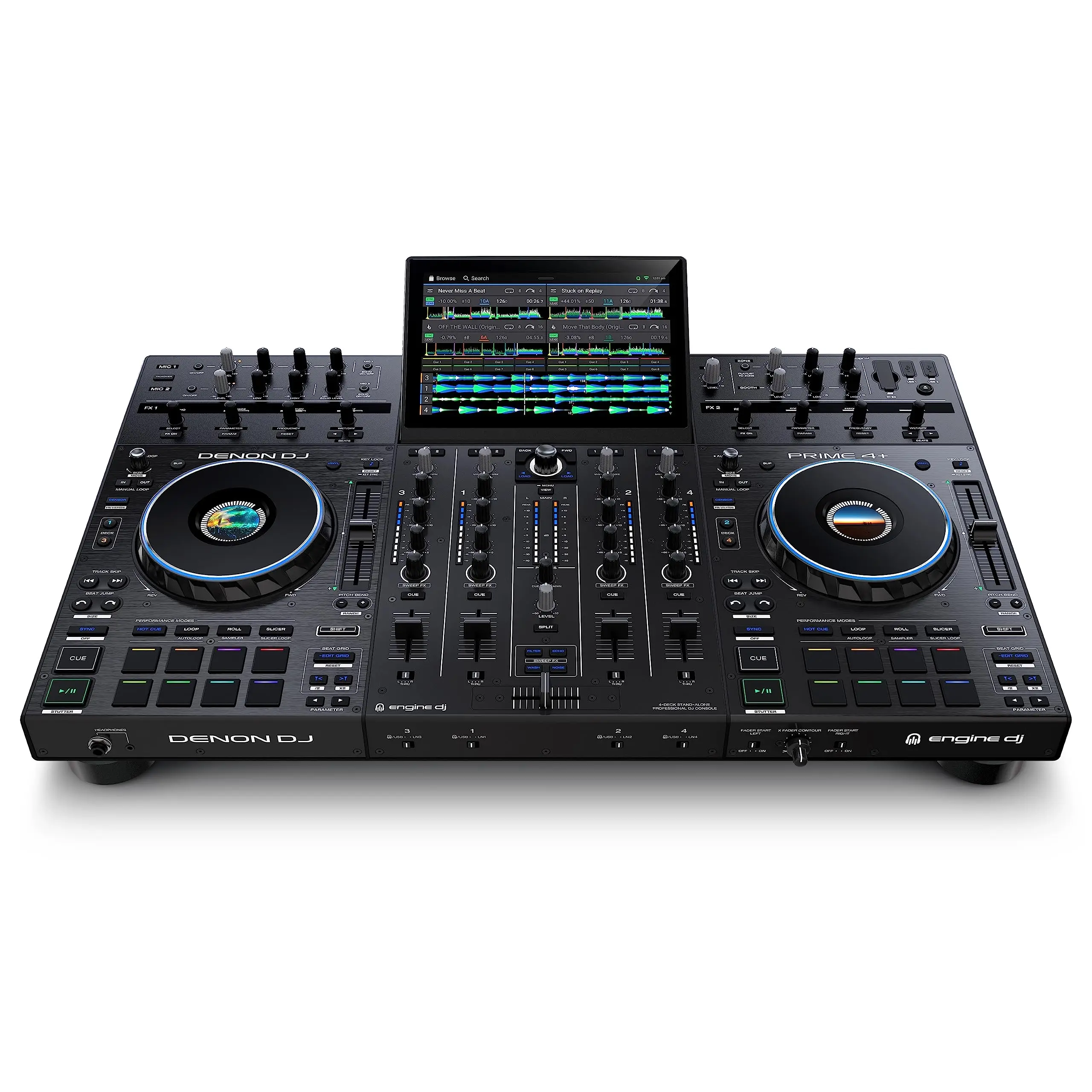 

Basic Sales For Denon Prime 4 4-Deck Standalone DJ Controller System w 10" Touchscreen