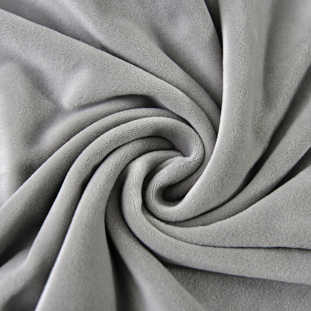 Solid Color Stretch Velvet Sofa Seat Cushion Cover For Living Room Removable Elastic Plush Sofa Seat Covers Furniture Protector