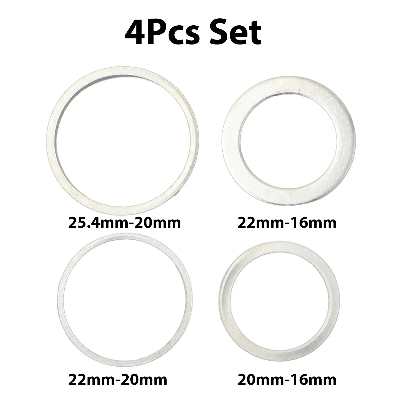 4Pcs Circular Saw Blades Reducing Rings Conversion Ring Adapter Washer Cutting Disc Inner Hole Adapter Ring Cutting Washer