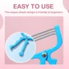 Facial Hair Removal Tool Facial Grooming 3 Spring Threading Stick Applicator Scraper Removal Epilator Manual Full Body Epilator 3