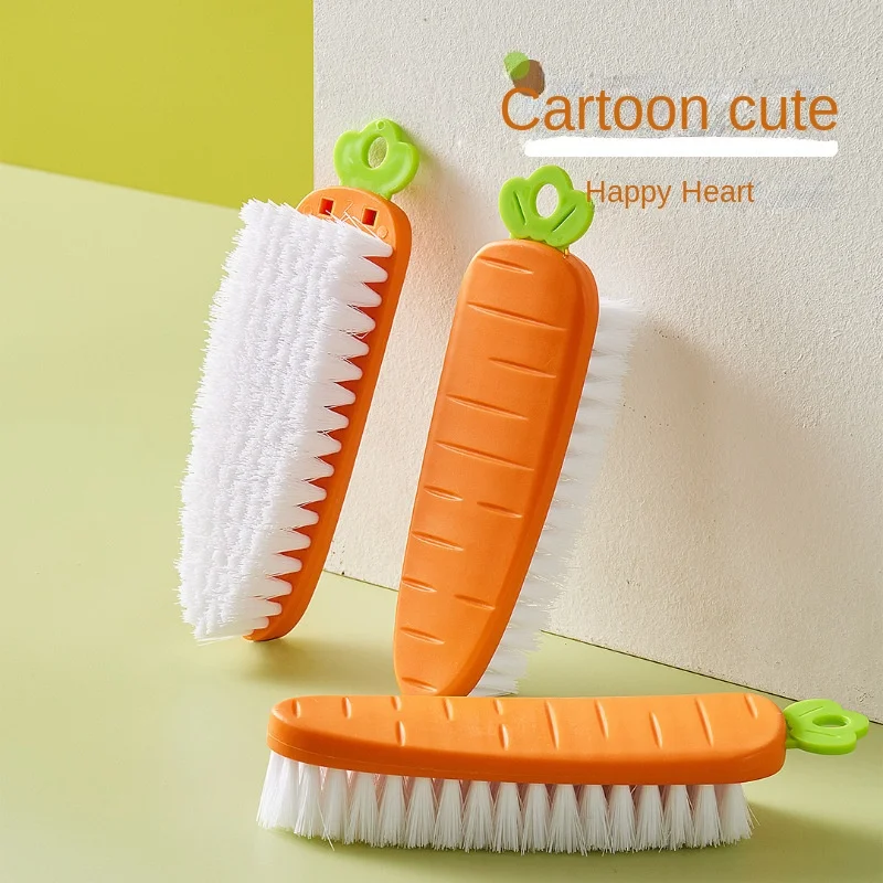 Creative Radish Multifunction Cleaning Brush Scrubbing Brush Shoe Not Hurt Shoes Clothes Cleaning Soft Fur