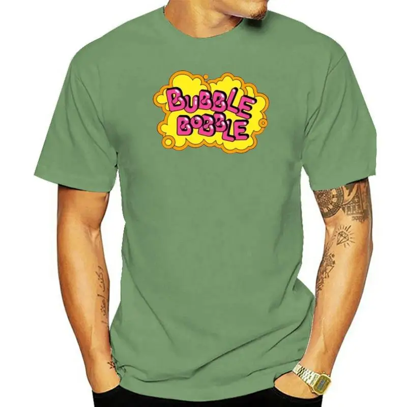 Bubble Bobble Arcade Videogioco T-Shirt A Ventaglio Retrò