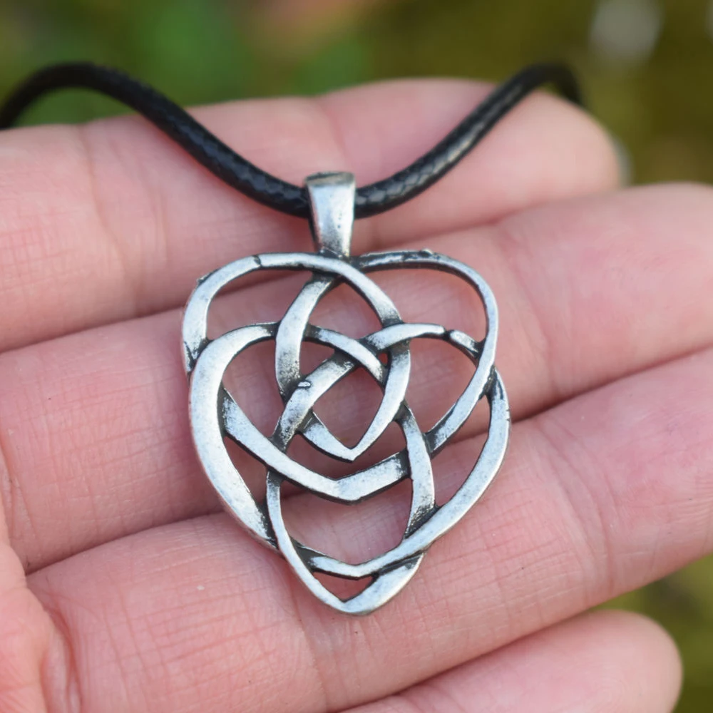 12pcs Mother Heart Knot Necklace Love 