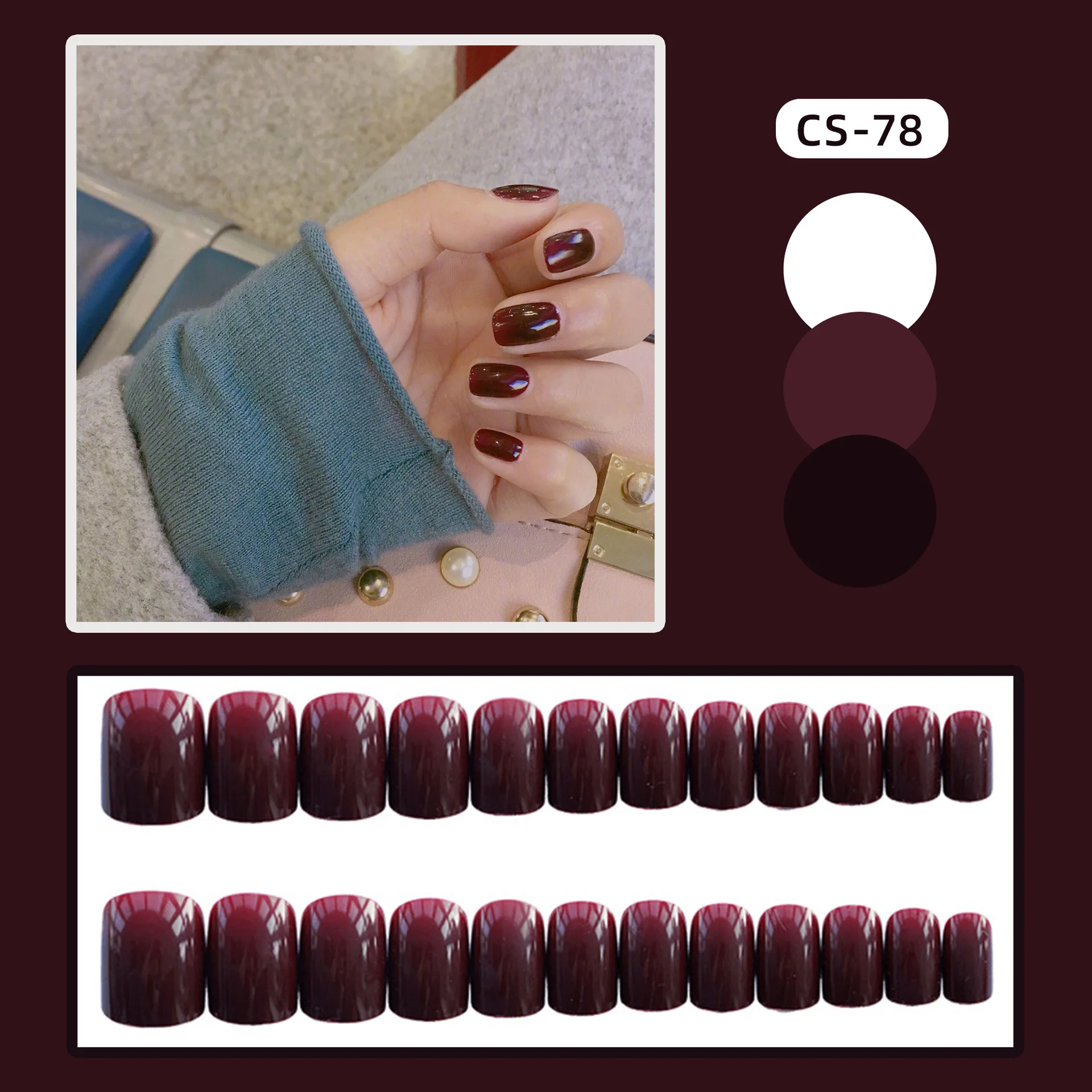 Nails 78-24Pcs Set