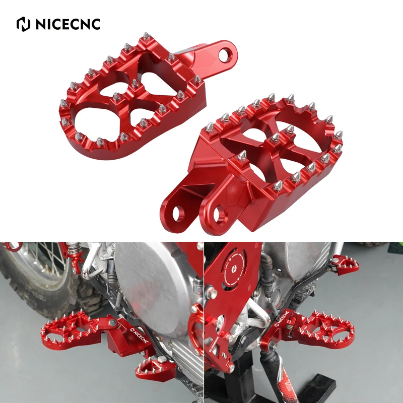 NiceCNC 57mm Motorcycle Foot Pegs Footpeg FootRest For Honda XR650L