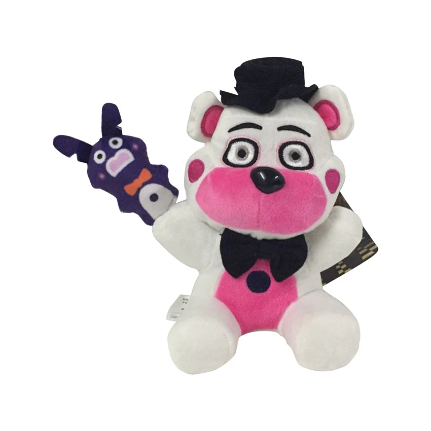  10 inch Cute Night Plush - Purple Hat Golden Freddy